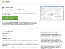 Tablet Screenshot of download-handbrake.com